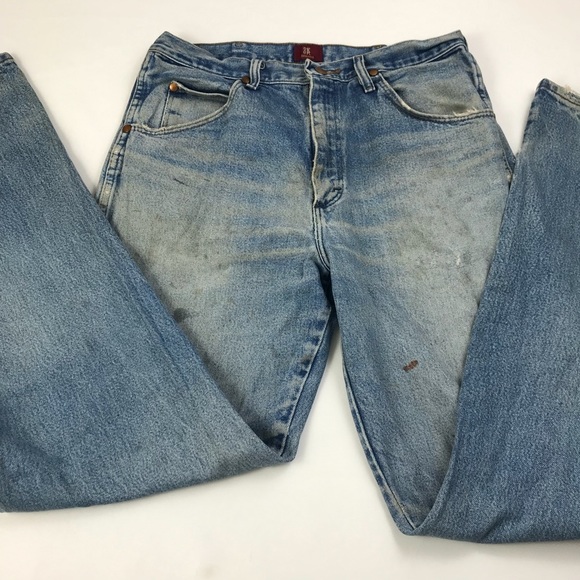 Wrangler VTG Distressed High Rise Jeans Straight - Picture 11 of 11